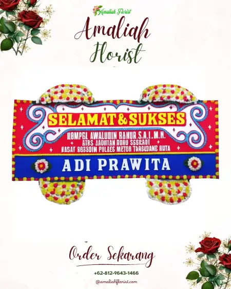 Papan Bunga Ucapan Selamat Wetonkulon
